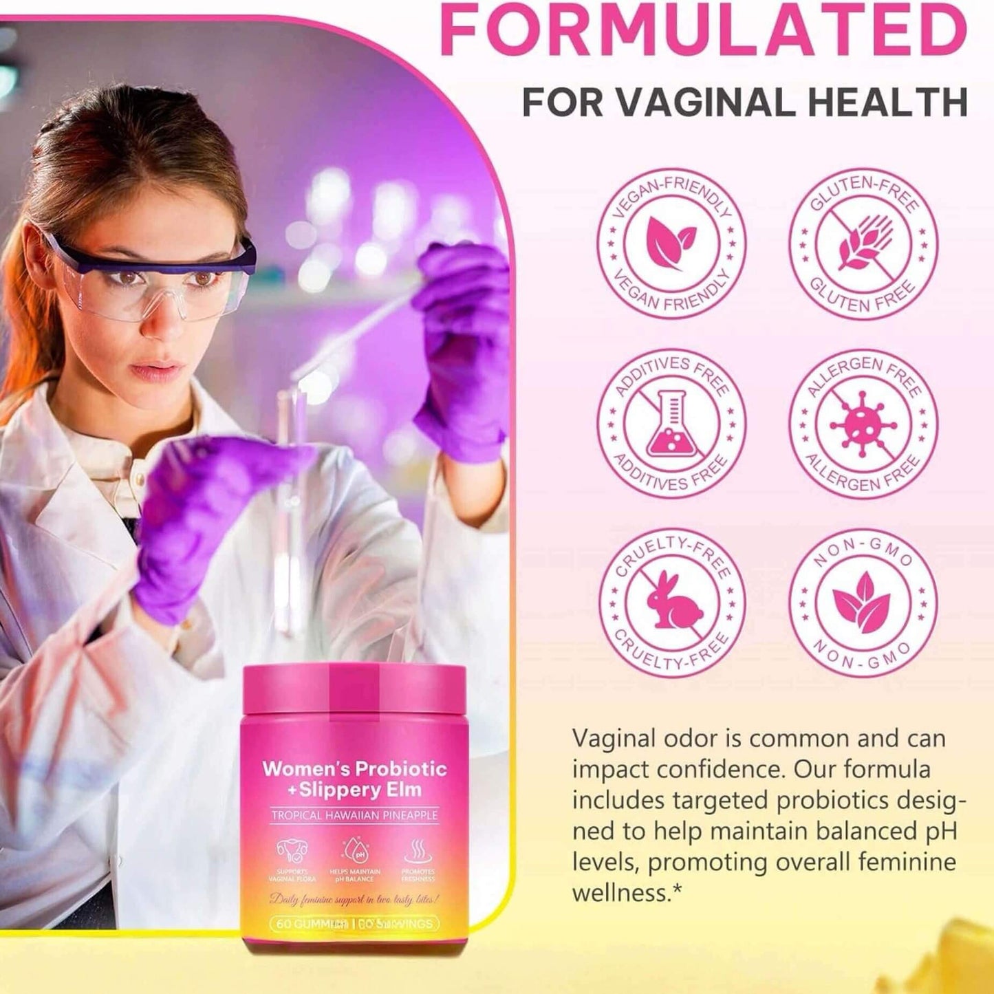 HerFlower® Juicy Feminine Probiotics Gummies