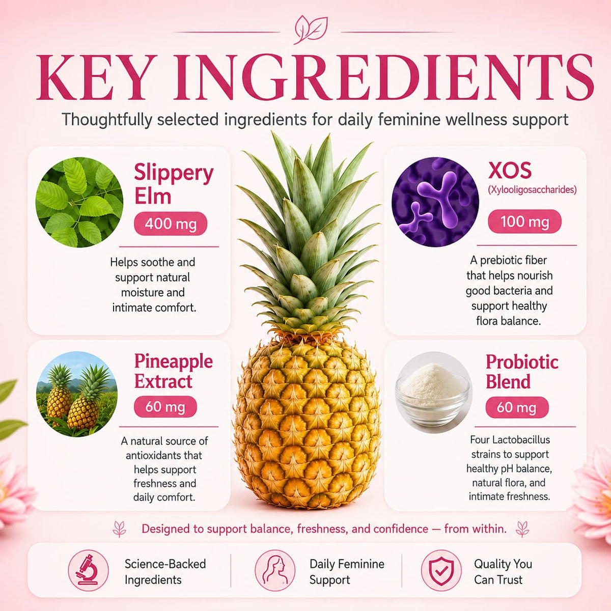HerFlower® Juicy Feminine Probiotic Gummies