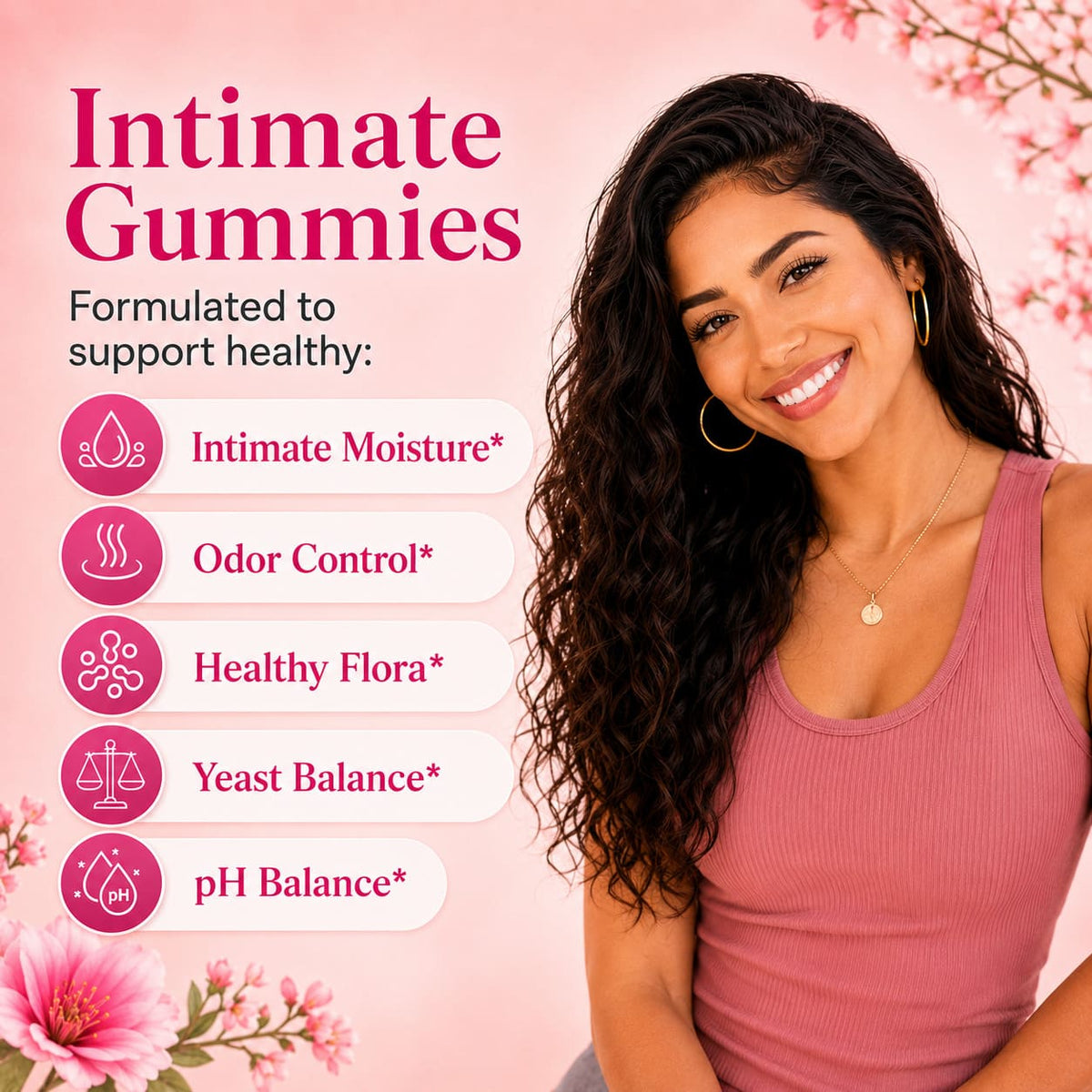 HerFlower® Juicy Feminine Probiotic Gummies